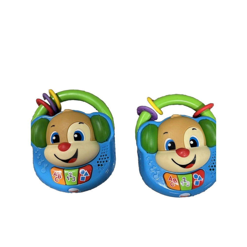 Fisher Price Lot of 2 Laugh & Learn Sing & Learn Music Player Working Baby Toy